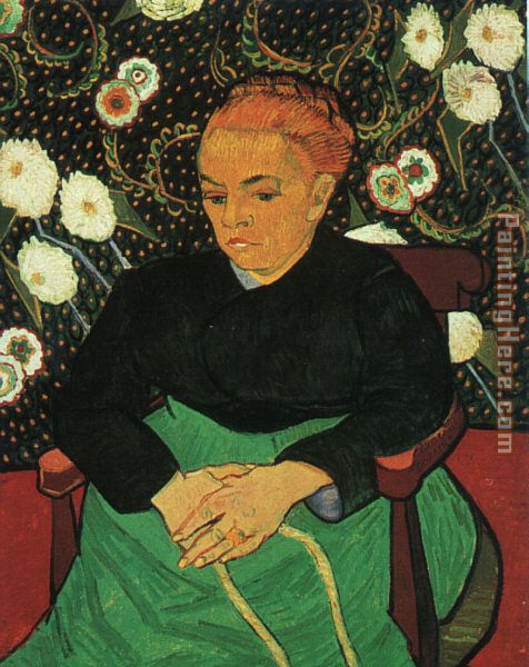 Madame Roulin Rocking the Cradle painting - Vincent van Gogh Madame Roulin Rocking the Cradle art painting
